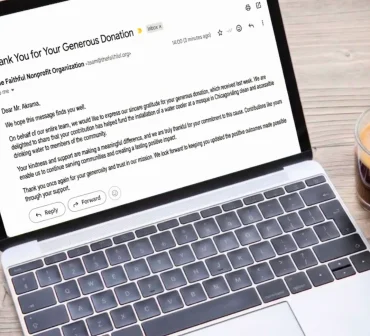donor stewardship email templates