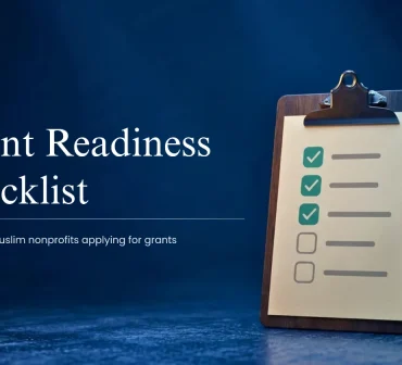 grant readiness checklist for muslim nonprofits - a guide for nonprofits applying for grants by Mission Managers