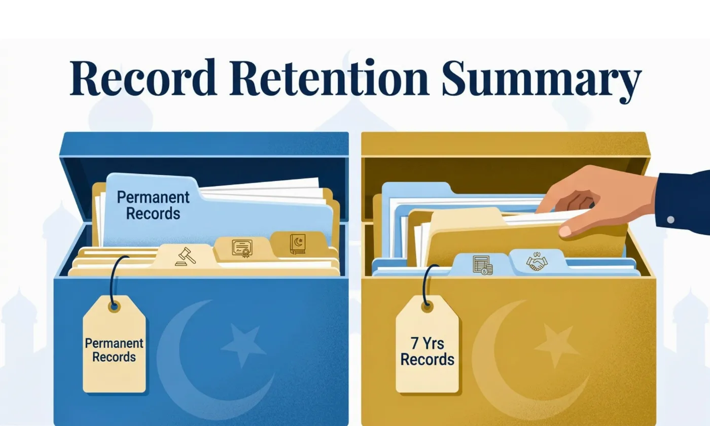 nonprofit record retention policy for Muslim Nonprofits in the US by Mission Managers