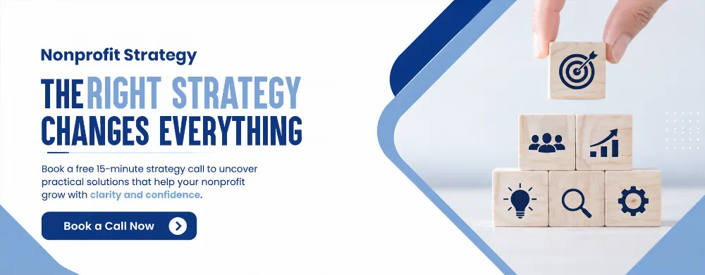 nonprofit strategy banner - SEO, Fundraising and marketing by Mission Managers