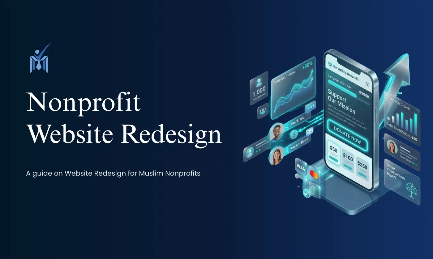 nonprofit website redesign for muslim nonprofits in the US - a guide by Mission Managers