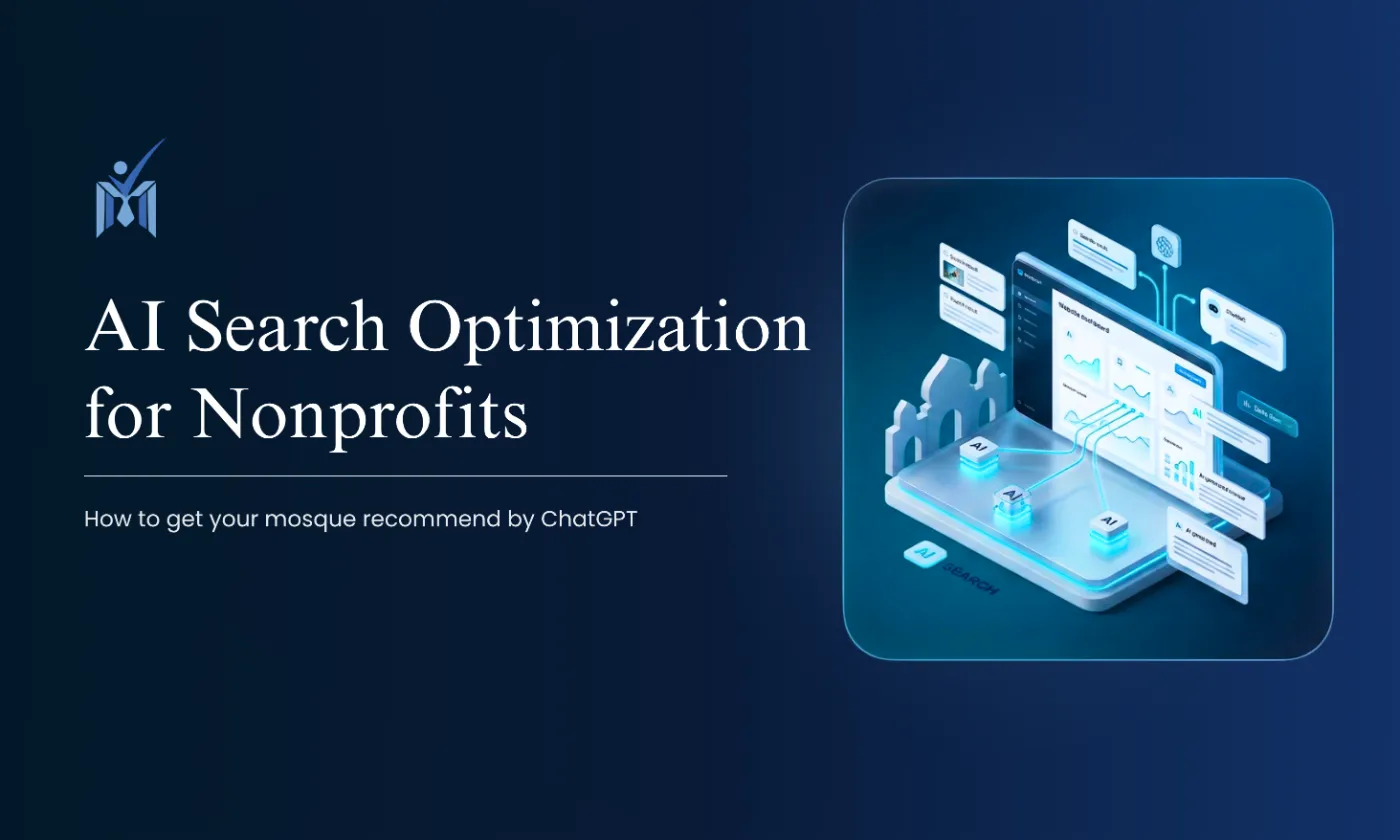 ai search optimization for nonprofits in the US - how to get your mosque rank in ChatGPT and Gemini - Mission Managers