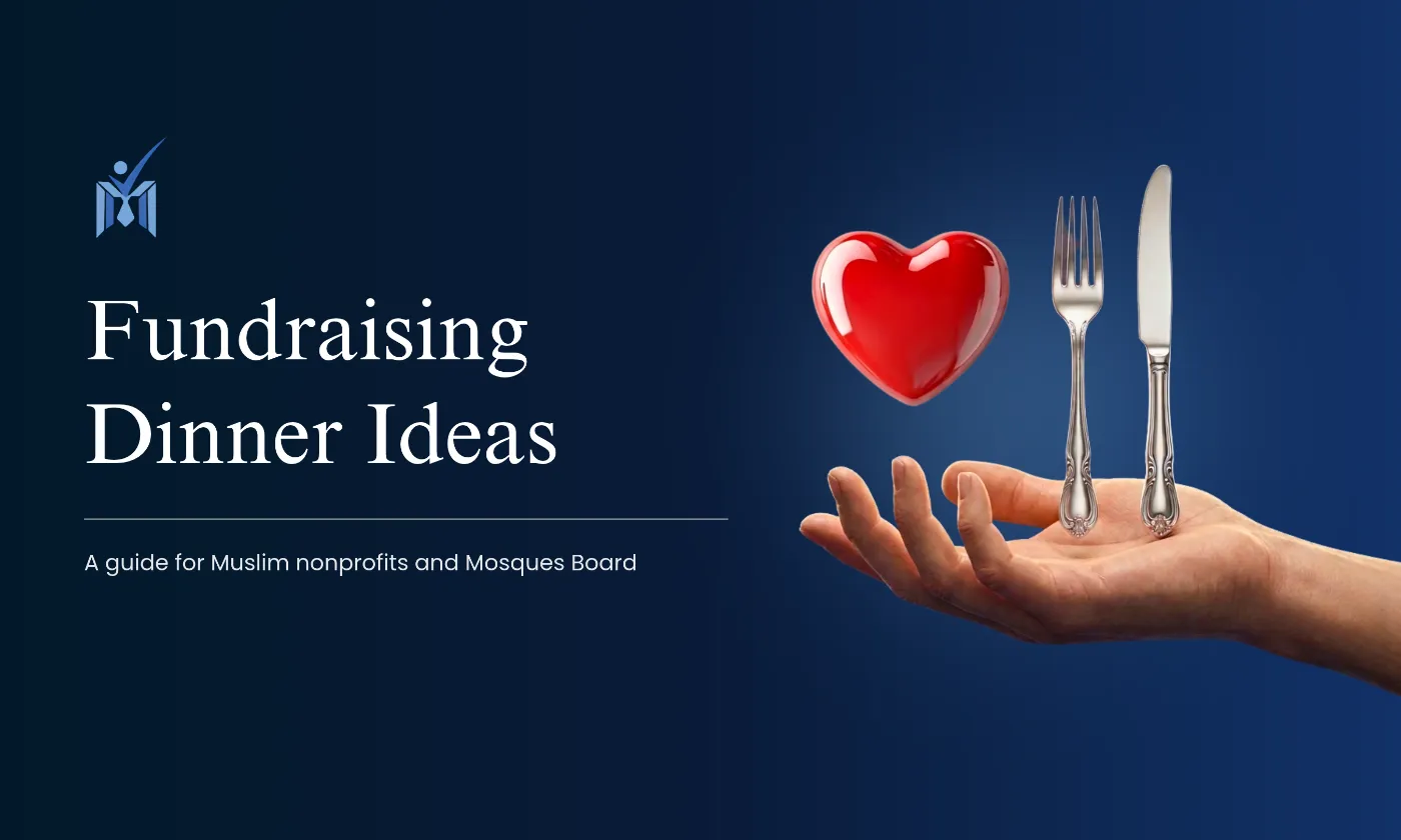 fundraising dinner for muslim nonprofits in the US - a guide by mission managers